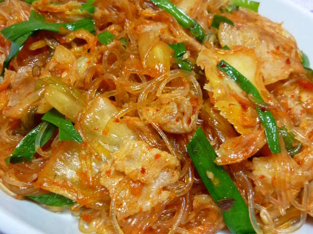 ★豚キムチ春雨★簡単早業cooking